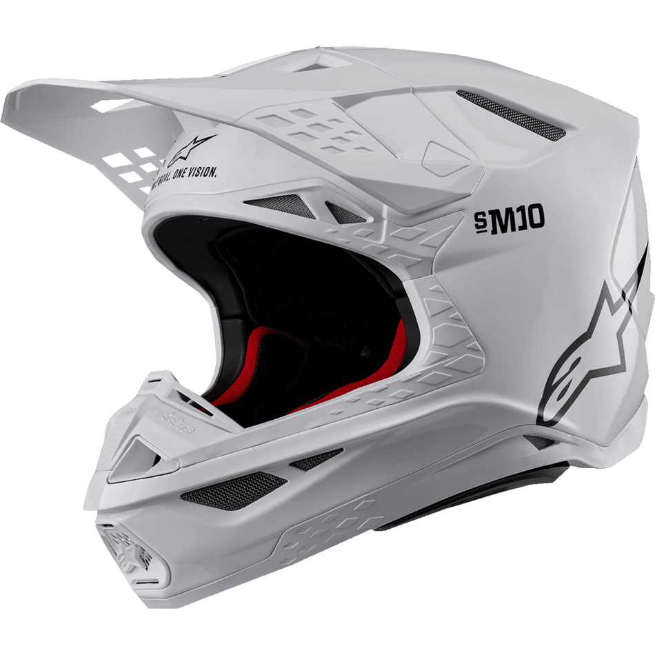 ALPINESTARS Supertech M10 Helmet Solid MIPS® Gloss White Medium 83003232180M