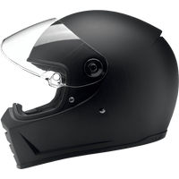 BILTWELL Lane Splitter Helmet Flat Black Medium 1004201103