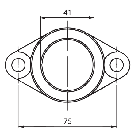 KIMPEX Carburetor Mounting Flange Polaris