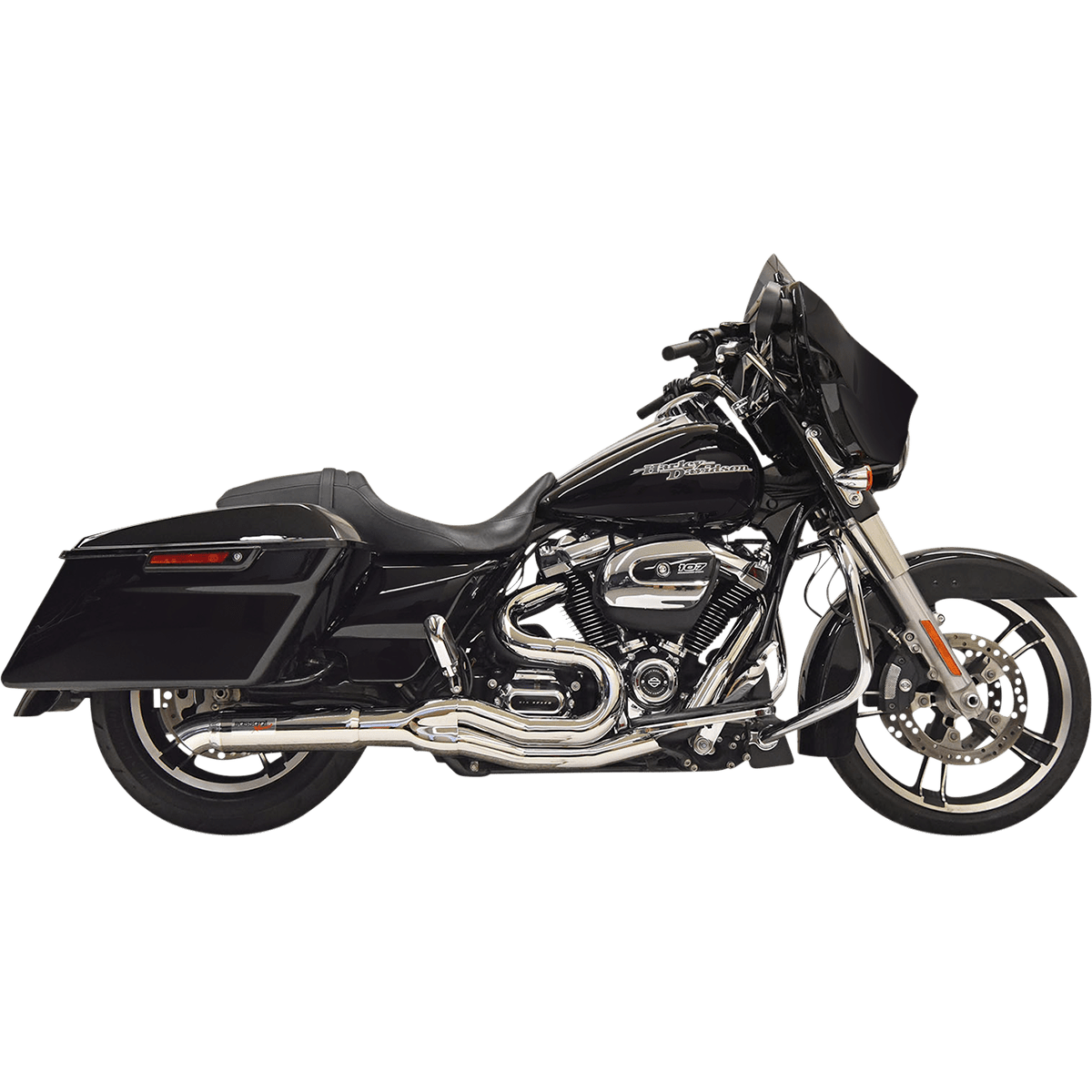 BASSANI XHAUST 2:1 Exhaust Chrome 1F88C