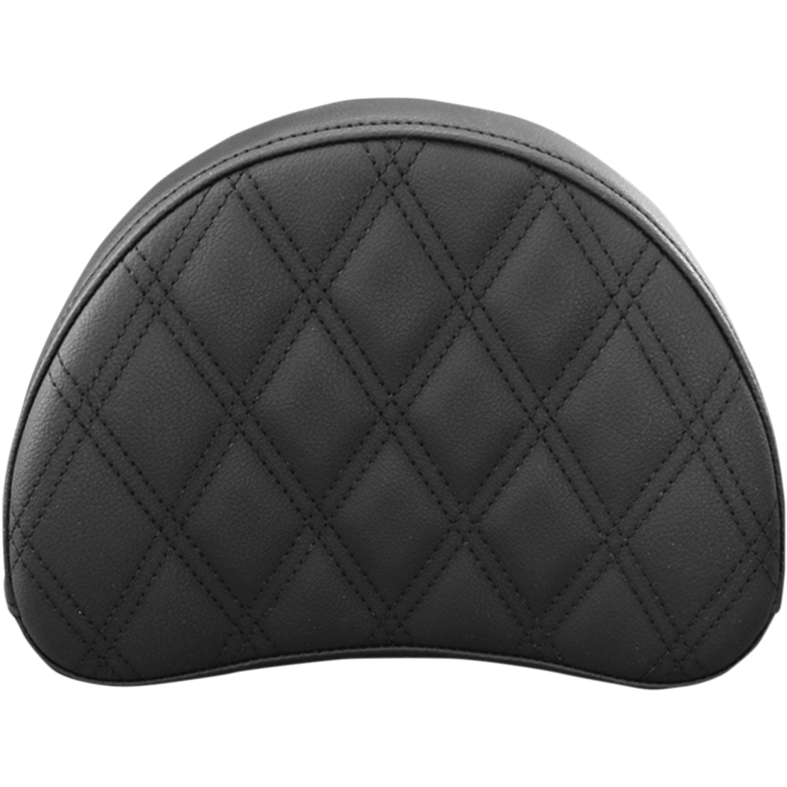 SADDLEMEN Sissy Bar Pad Lattice Stitched Black 051343