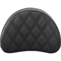 SADDLEMEN Sissy Bar Pad Lattice Stitched Black 051343