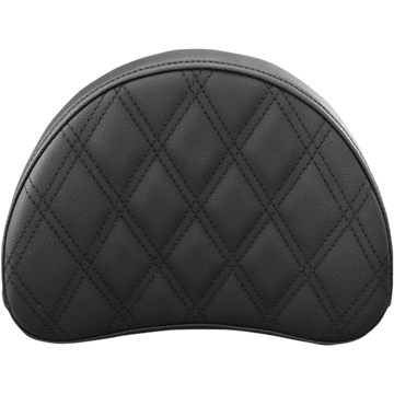 SADDLEMEN Sissy Bar Pad Lattice Stitched Black 051343