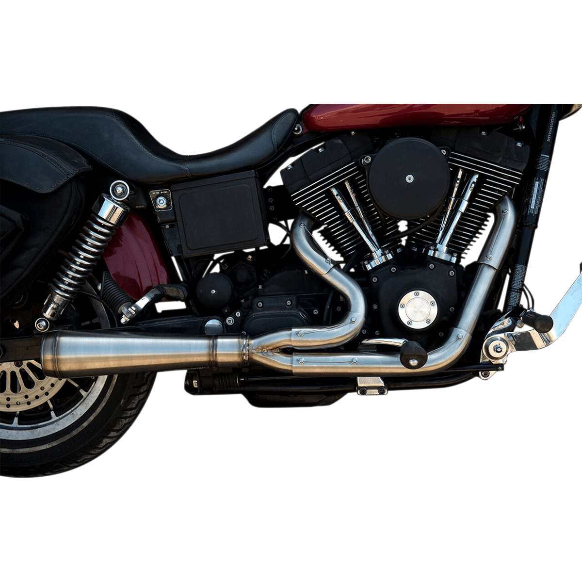 TRASK Assault 2:1 Exhaust Full Stainless '91-'05 Dyna TM5021