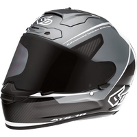 6D HELMETS ATS-1R Helmet Alpha Silver Small 300585