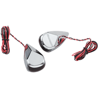 ALLOY ART Turn Signal Chrome Red/Red MRL3C