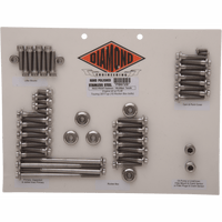 DIAMOND ENGINEERING Fastener Kit Engine/Rocker Box 12-Point Flange Touring PB672S