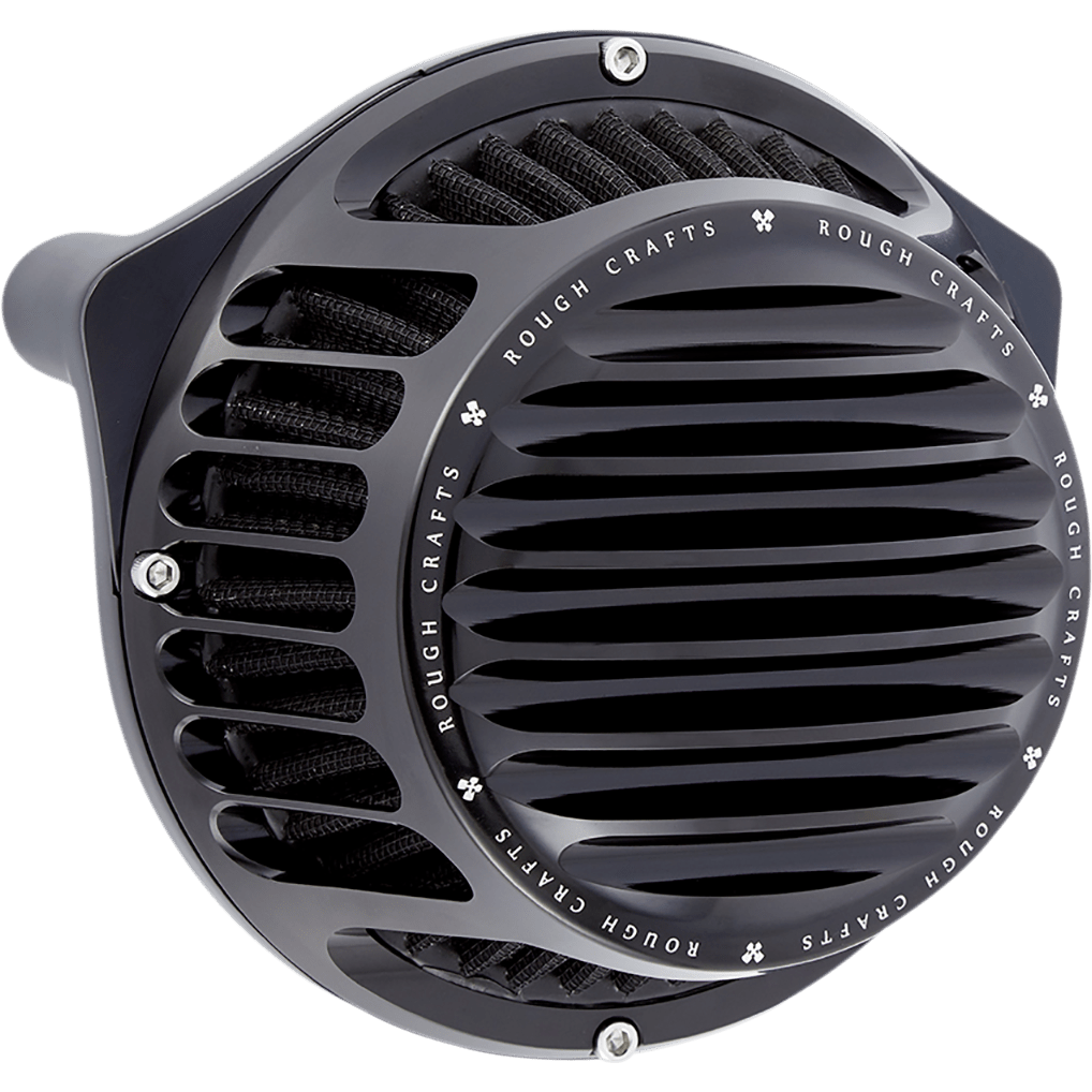 ROUGH CRAFTS Round Air Cleaner Black RC600008