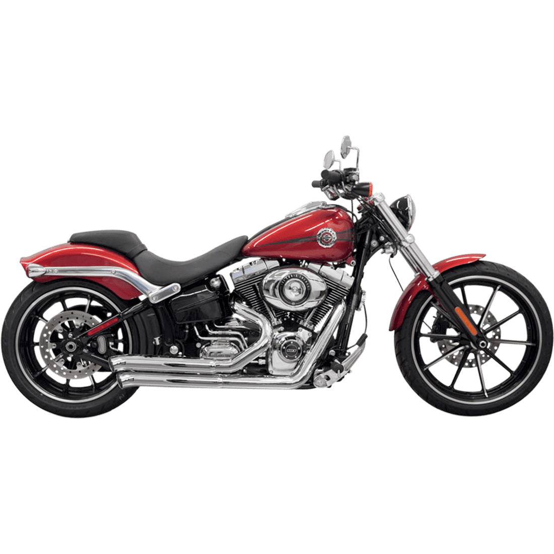 BASSANI XHAUST Pro Street Exhaust Chrome 1S33D