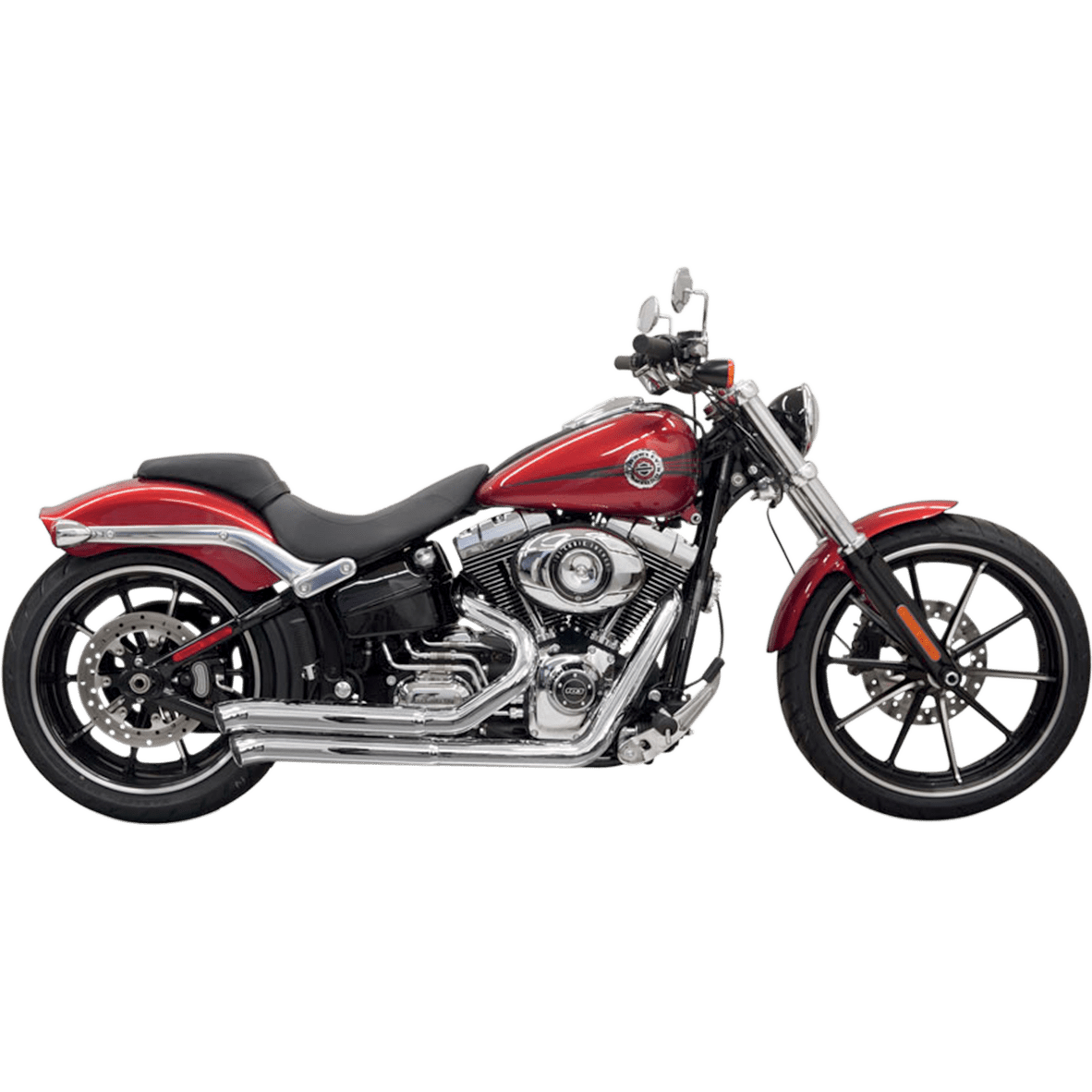 BASSANI XHAUST Pro Street Exhaust Chrome 1S33D