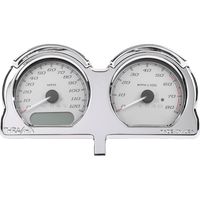 THRASHIN SUPPLY CO. Gauge Relocation Kit Chrome TSC27073