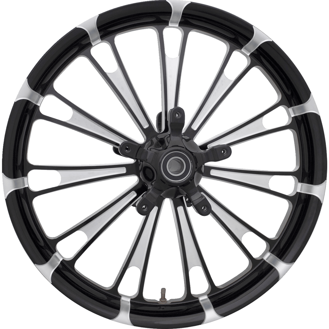 COASTAL MOTO Wheel Fuel Rear Single Disc/with ABS Black Cut 16x5.5 FL