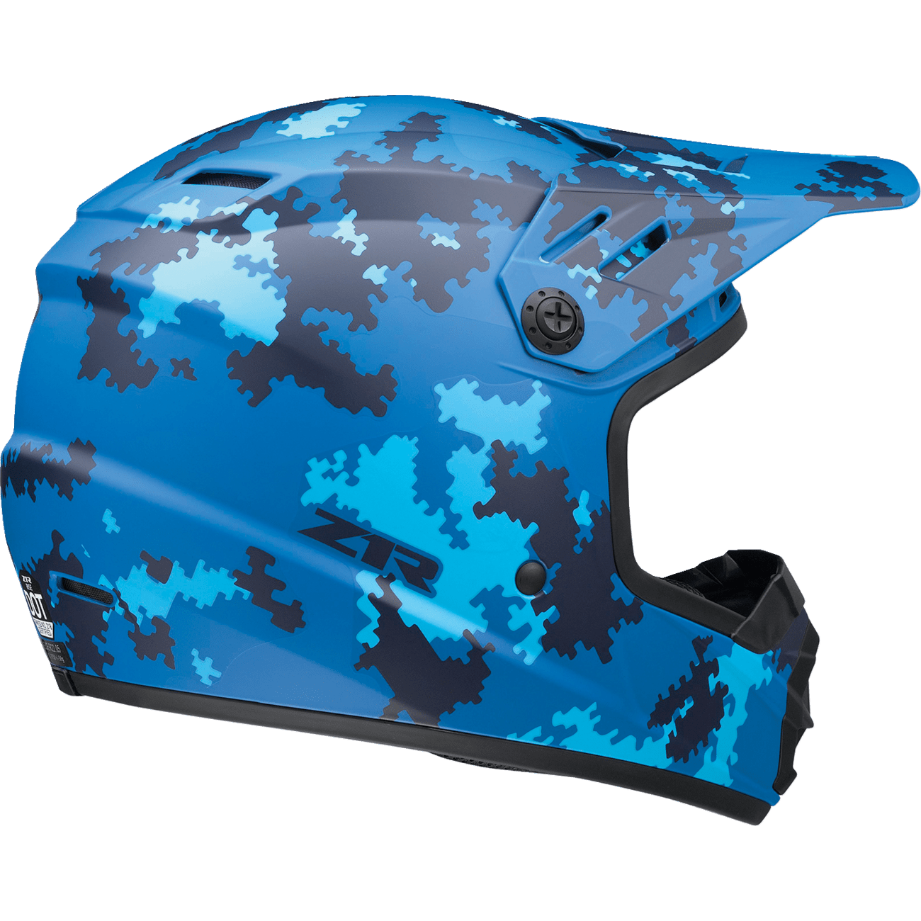 Z1R Youth Rise Helmet Digi Camo Blue Small