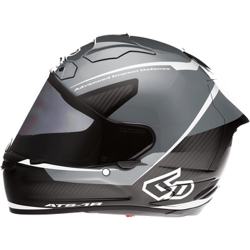 6D HELMETS ATS-1R Helmet Alpha Silver Large 300587