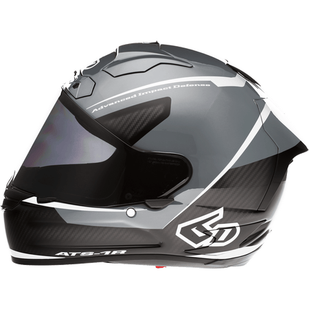 6D HELMETS ATS-1R Helmet Alpha Silver Medium 300586