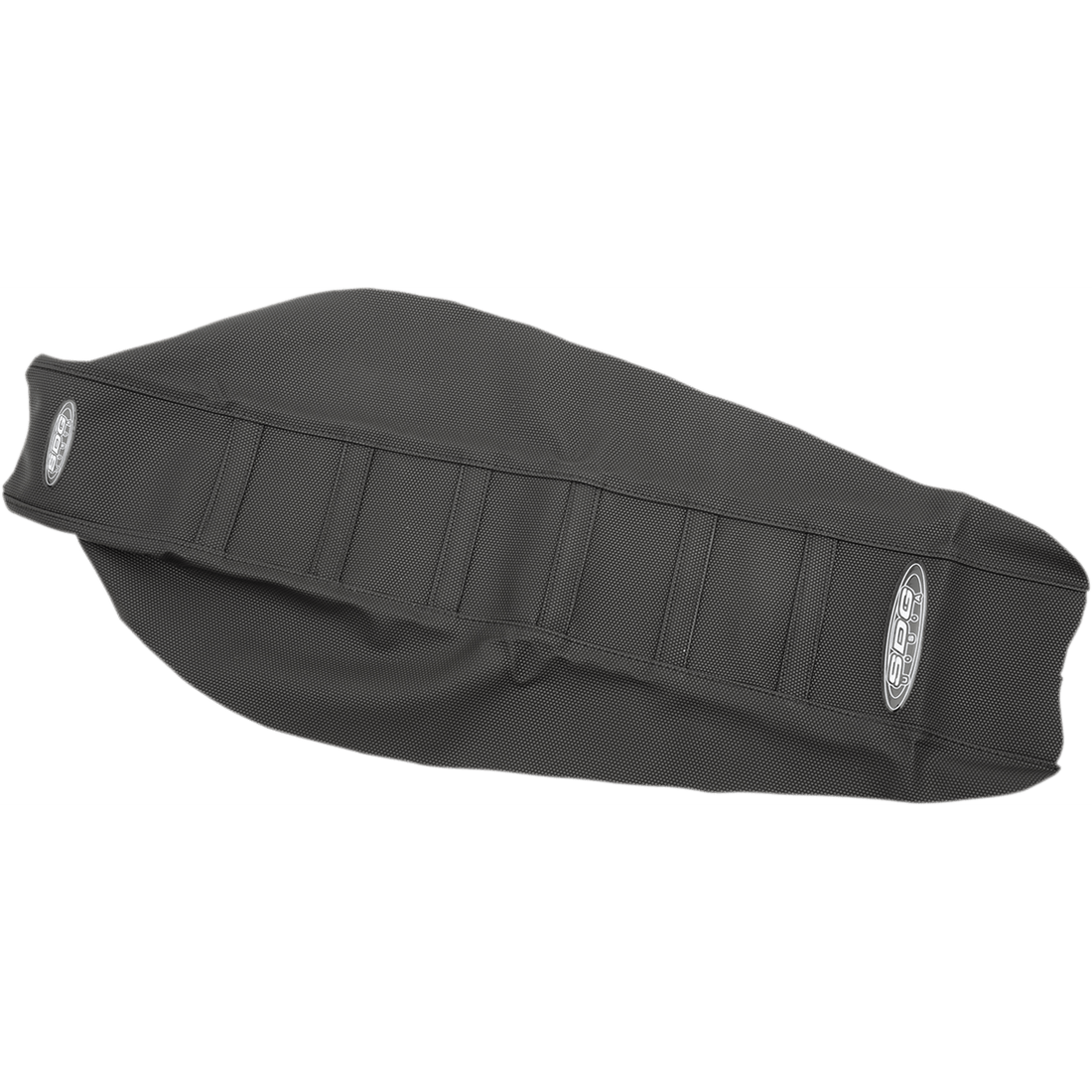 SDG 6-Ribbed Seat Cover Black Ribs/Black Top/Black Sides