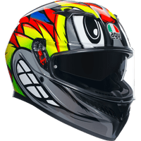 AGV K3 Helmet Birdy 2.0 Gray/Yellow/Red Medium 2118381004012M