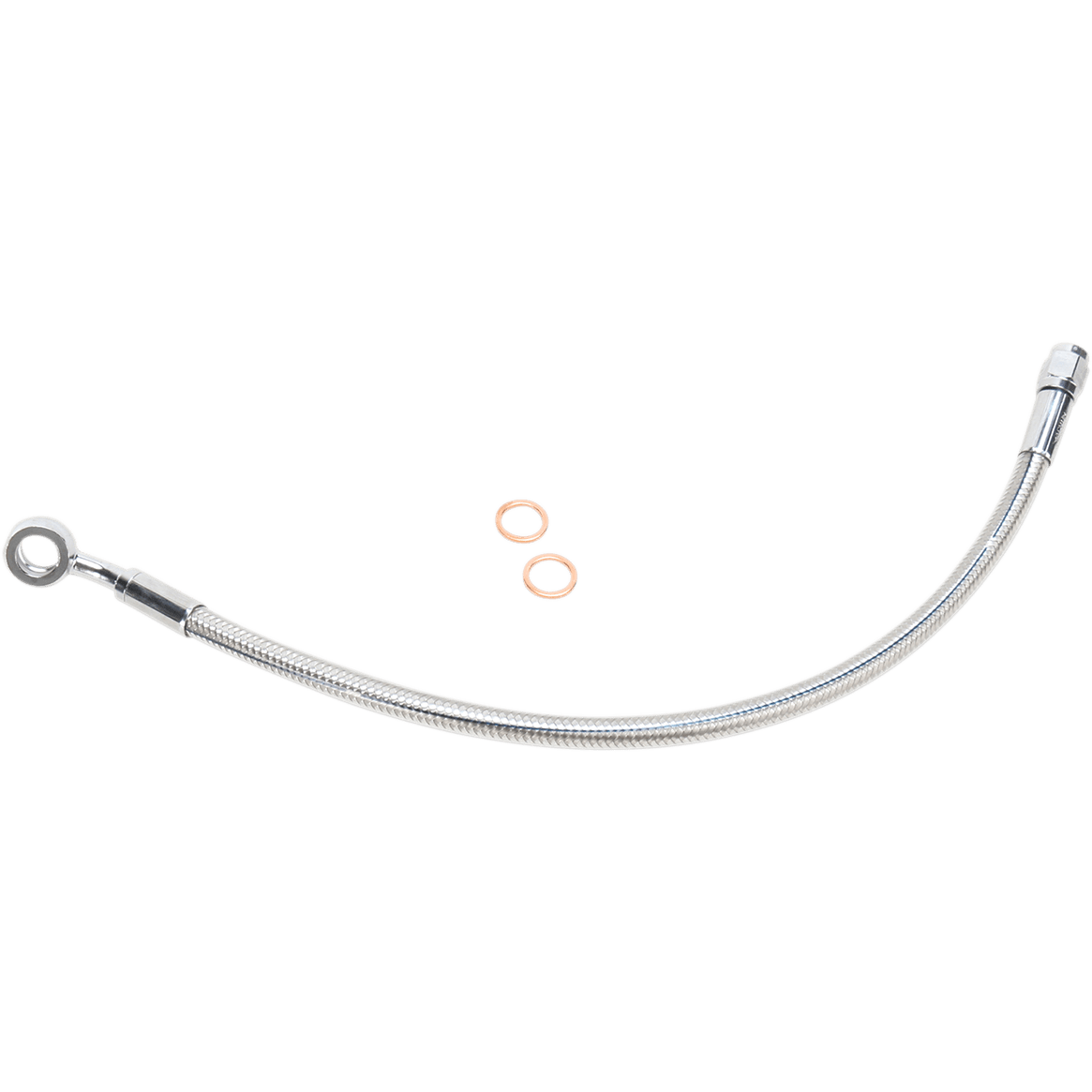 MAGNUM SHIELDING Brake Line 10 mm-35° 31" Polished Stainless 57131