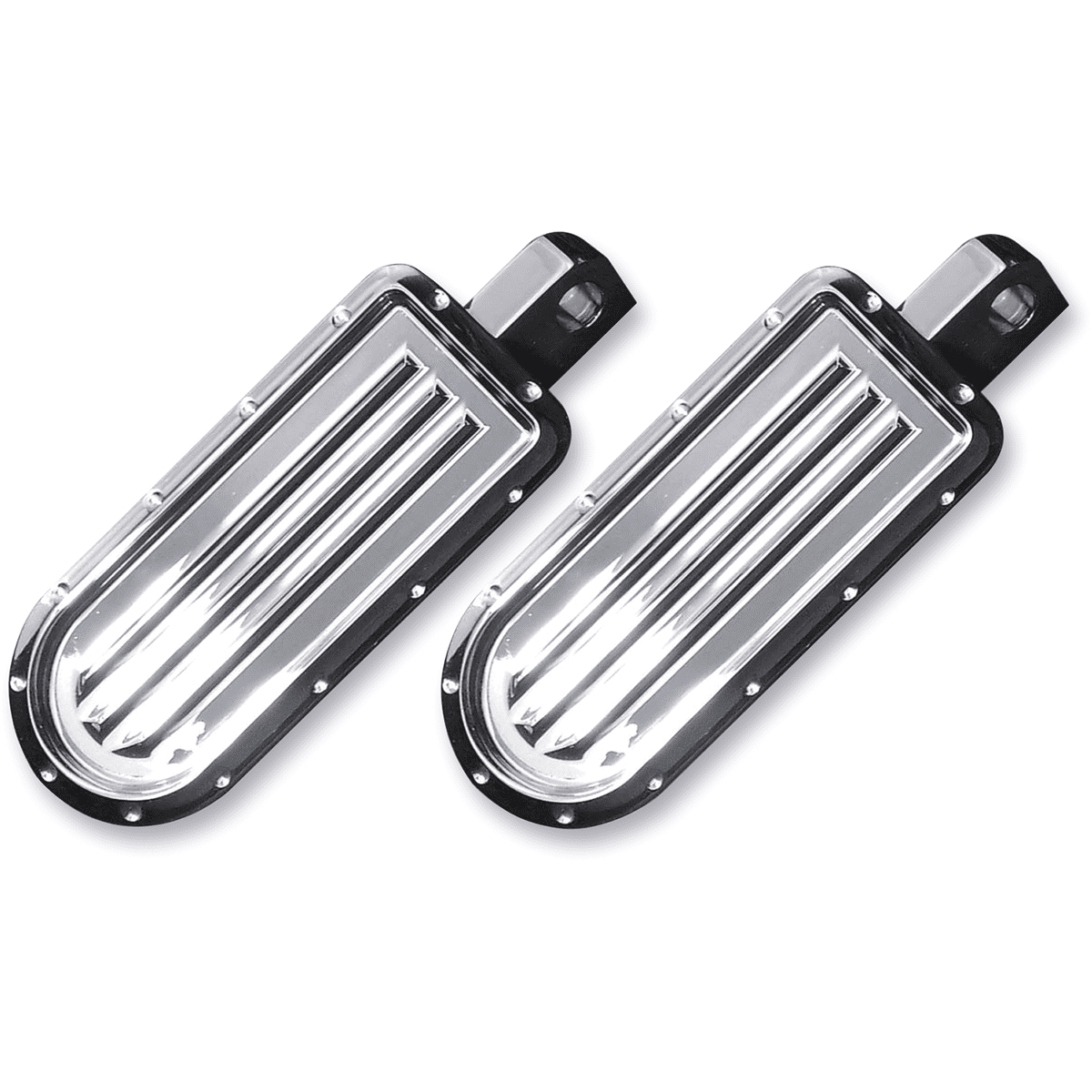 COVINGTONS Rear Pegs Dimpled Chrome C1243C