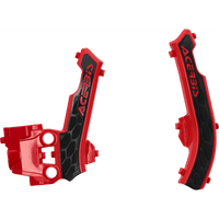 ACERBIS X-Grip Frame Guards Red/Black Gas Gas | Husqvarna | KTM