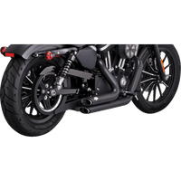 VANCE & HINES Shortshots Staggered Exhaust System Black 47329