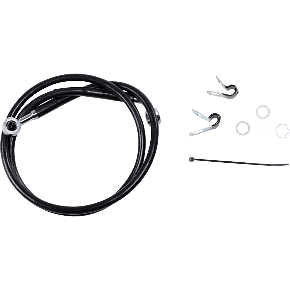 DRAG SPECIALTIES Brake Line Front (Upper) Black