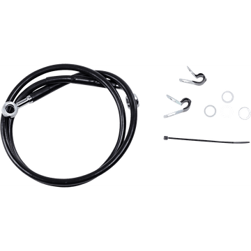 DRAG SPECIALTIES Brake Line Front (Upper) Black