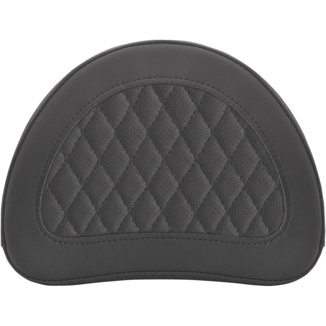 SADDLEMEN Sissy Bar Pad Lattice Stitched Black 0513SM