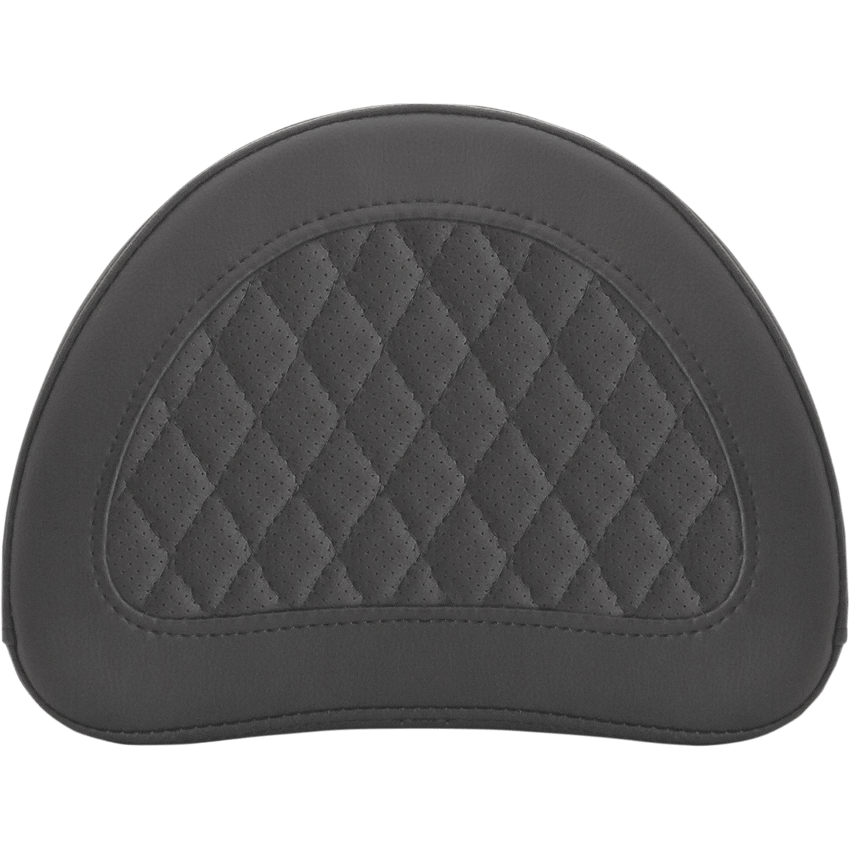 SADDLEMEN Sissy Bar Pad Lattice Stitched Black 0513SM