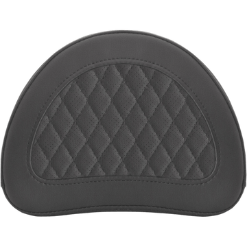 SADDLEMEN Sissy Bar Pad Lattice Stitched Black 0513SM