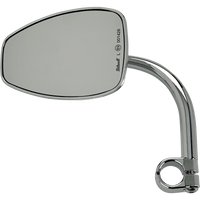 BILTWELL Clamp-On Utility Mirror Tear Drop Chrome 6504578531