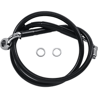 DRAG SPECIALTIES Brake Line +8" Black '18-'21 Softail