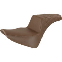 SADDLEMEN Step-Up Seat Rear Lattice Stitch Brown 81833173BR