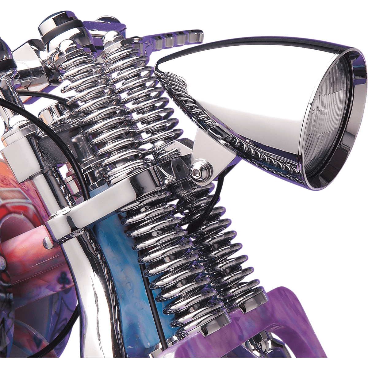 HEADWINDS 4 1/2" Headlight Housing Chrome Concours Rocket Smooth 14800CA