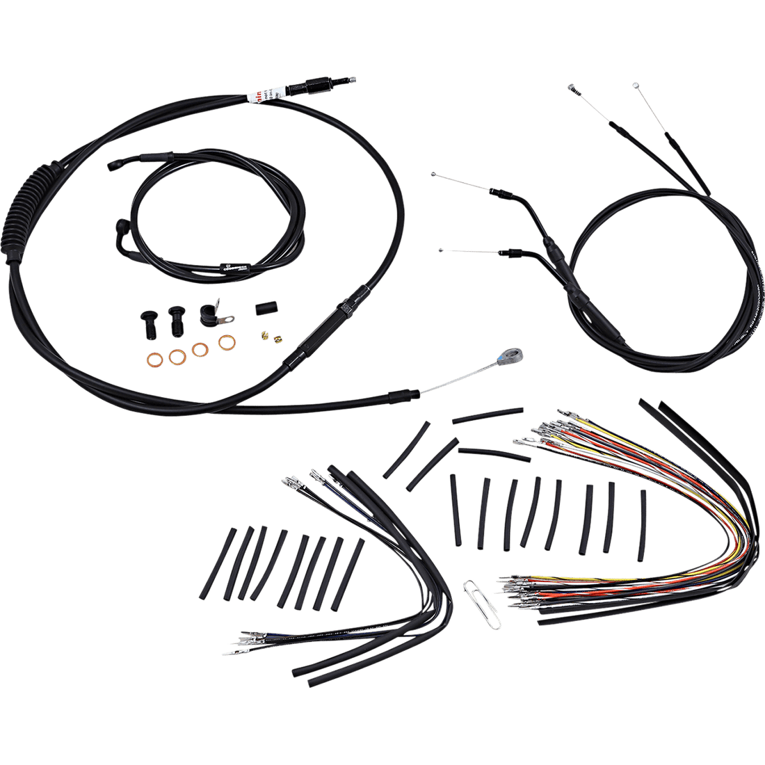 BURLY BRAND Control Kit 14" Ape Hanger Handlebars B301046