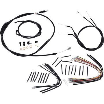 BURLY BRAND Control Kit 14" Ape Hanger Handlebars B301046