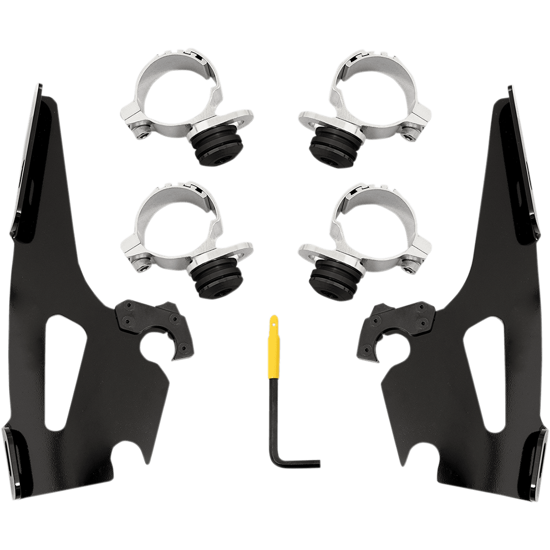 MEMPHIS SHADES Fats/Slim/Sportshield Mounting Kit Black Scout MEB2019