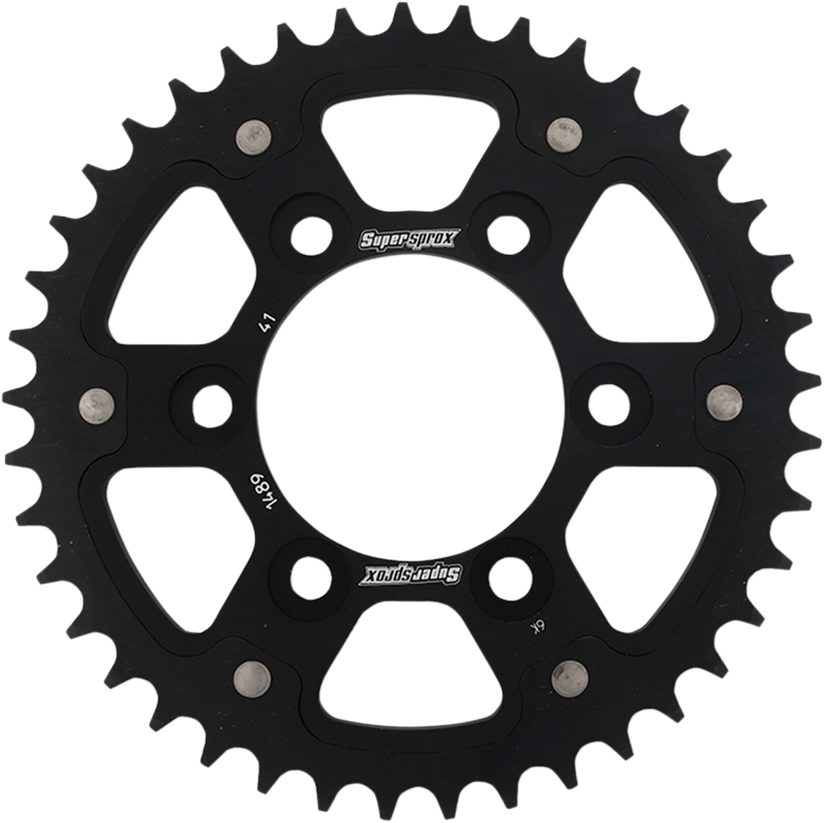 SUPERSPROX Stealth Rear Sprocket 41 Tooth Black Kawasaki RST148941BLK