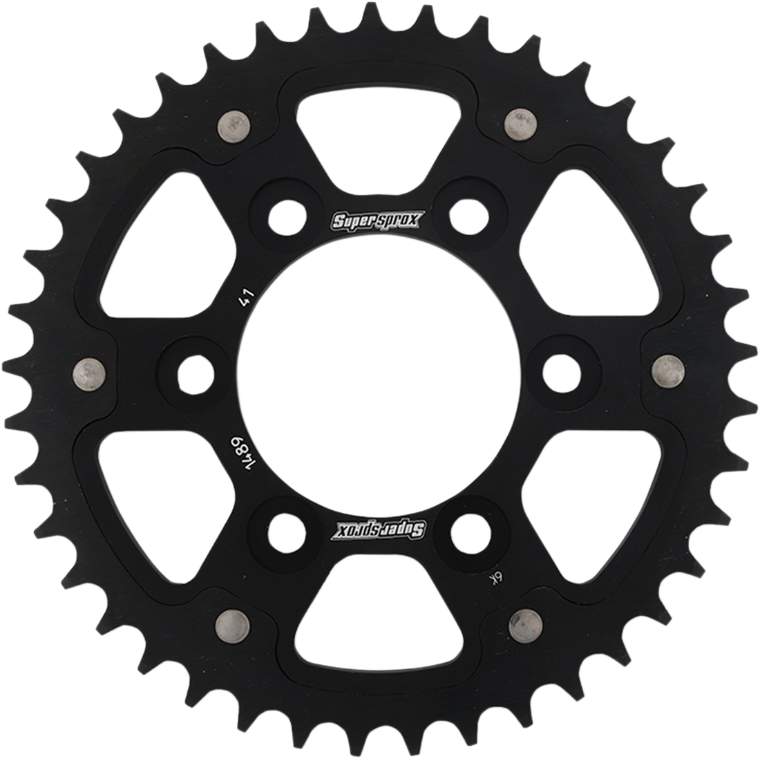 SUPERSPROX Stealth Rear Sprocket 41 Tooth Black Kawasaki RST148941BLK