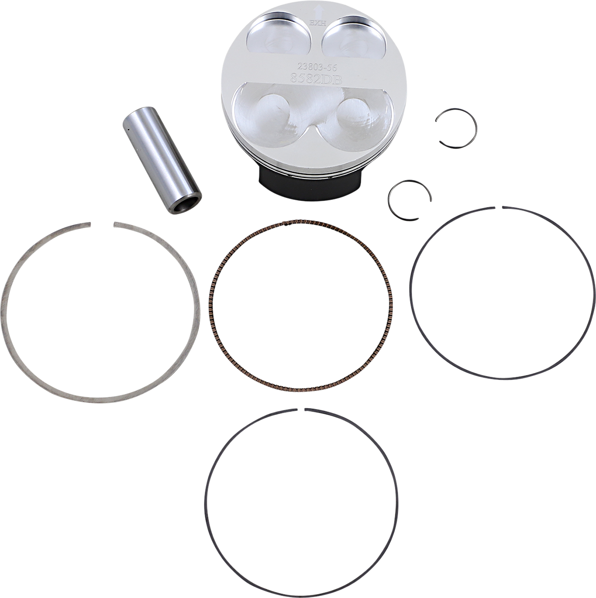 WOSSNER Piston Kit 76.97 mm Kawasaki | Suzuki