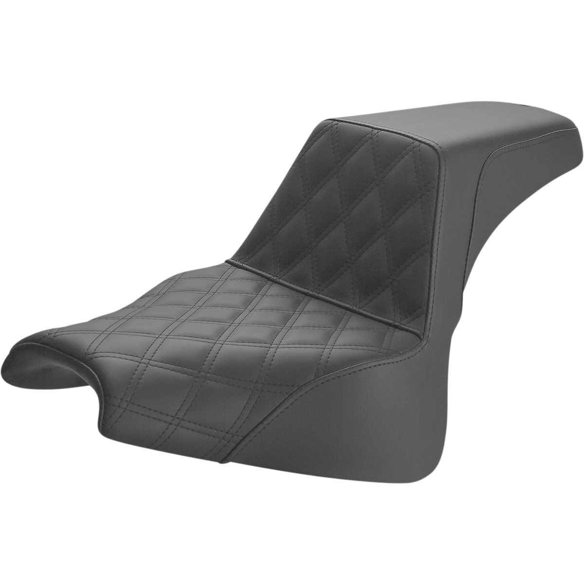 SADDLEMEN Step-Up Seat Front Lattice Stitch Black FXFB 81828172