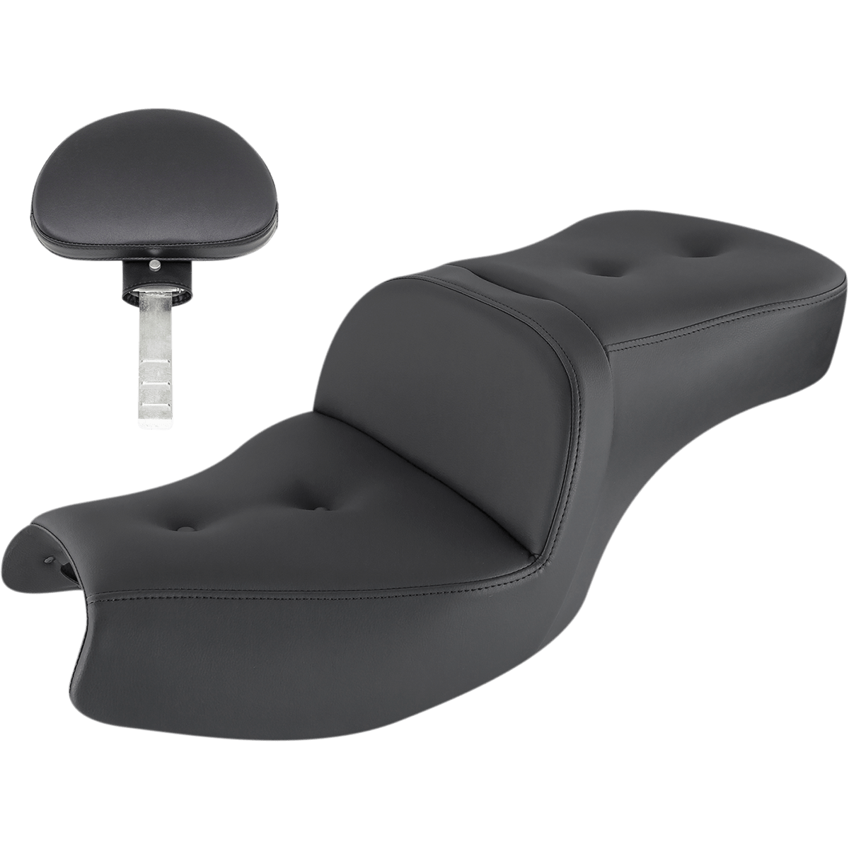 SADDLEMEN Roadsofa™ Seat Pillow Top With Backrest Indian I2006181BR