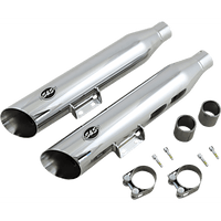 S&S CYCLE Slash Cut Mufflers 50 State Chrome 5500756B