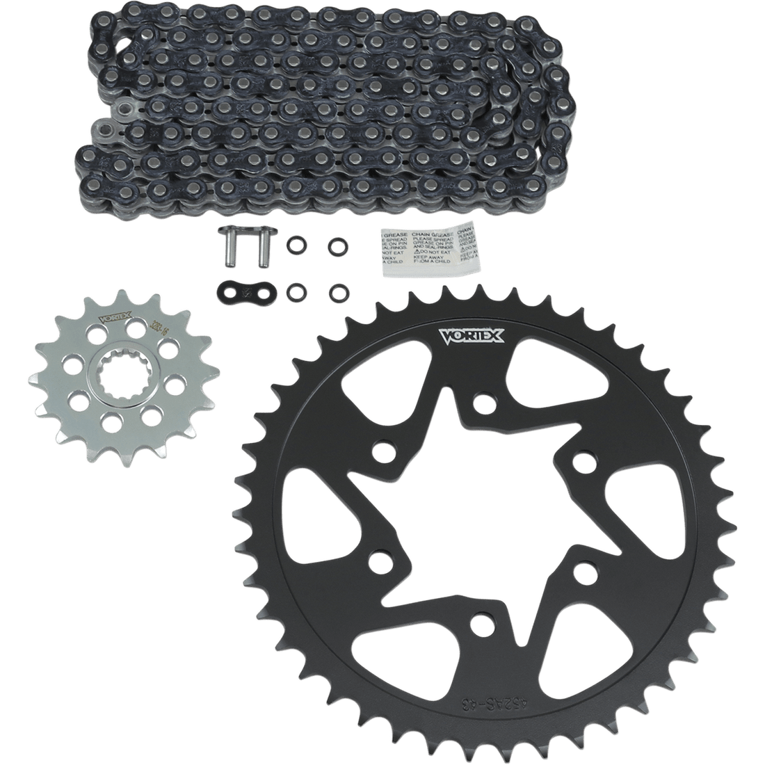 VORTEX Chain Kit Black Kawasaki ZX-6R CK6387