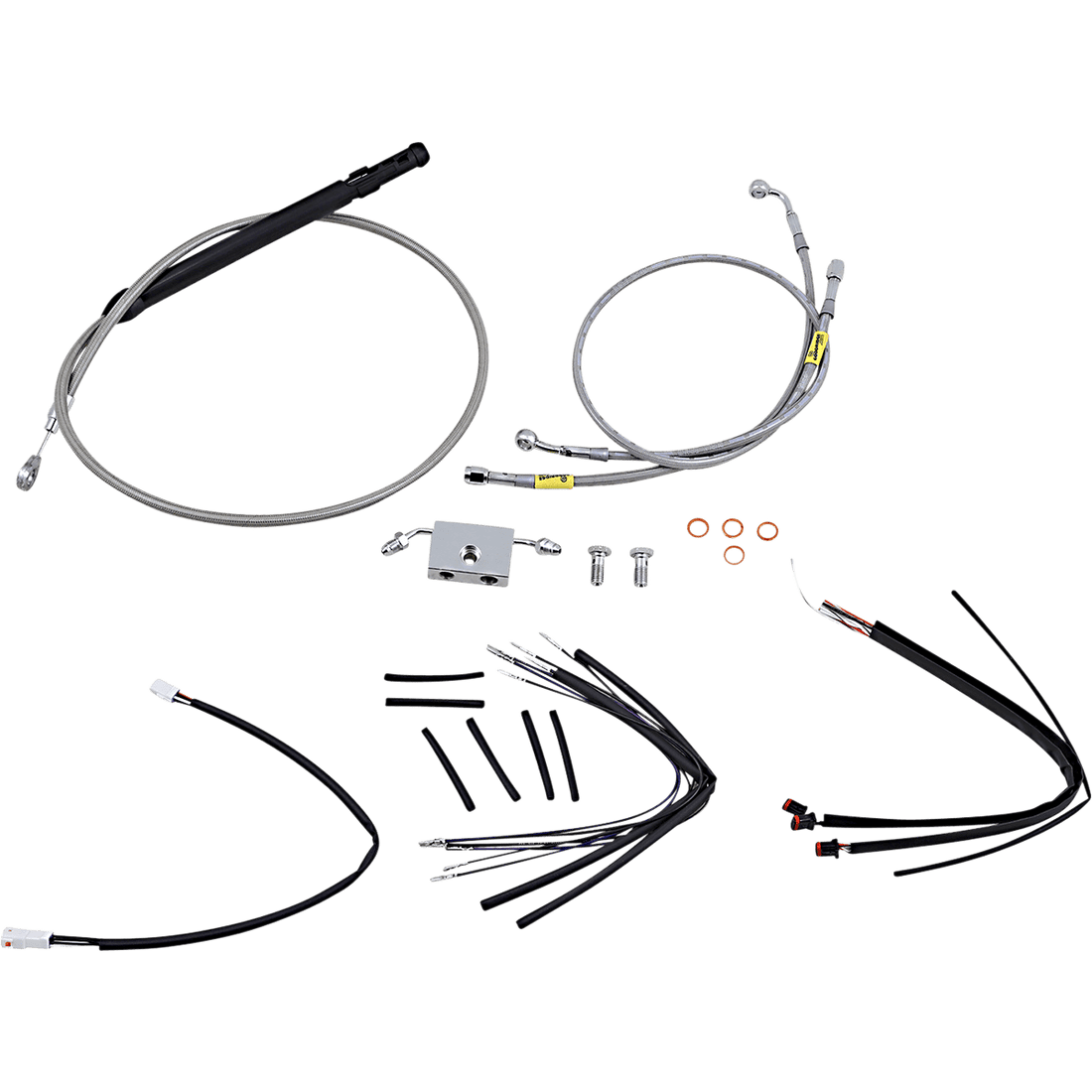 BURLY BRAND Control Kit 16" Gorilla Handlebars Stainless B301244