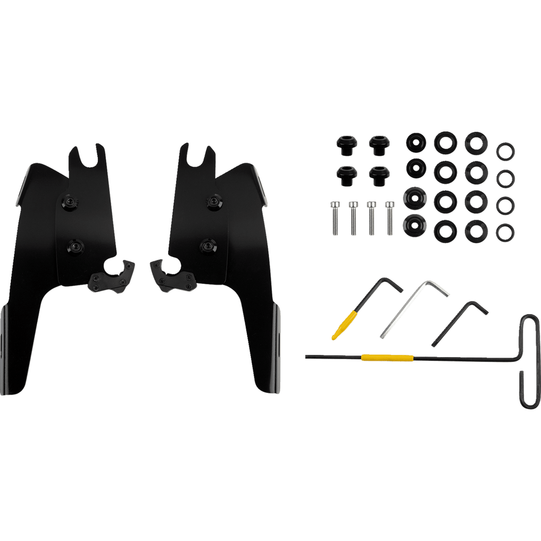 MEMPHIS SHADES Batwing Mounting Kit Black Chief Bobber MEB2071