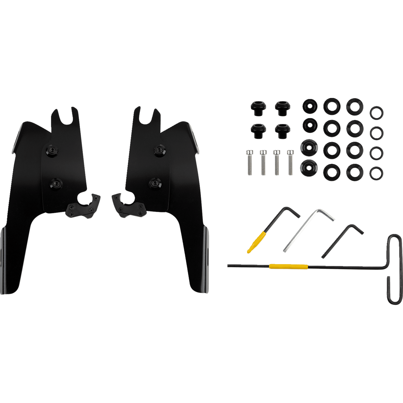 MEMPHIS SHADES Batwing Mounting Kit Black Chief Bobber MEB2071