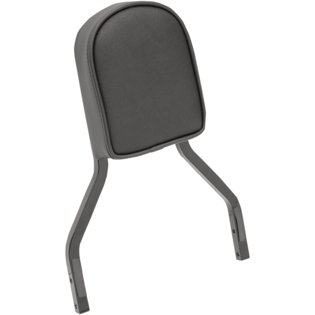 DRAG SPECIALTIES Sissy Bar Pad Short Smooth W/Piping Black