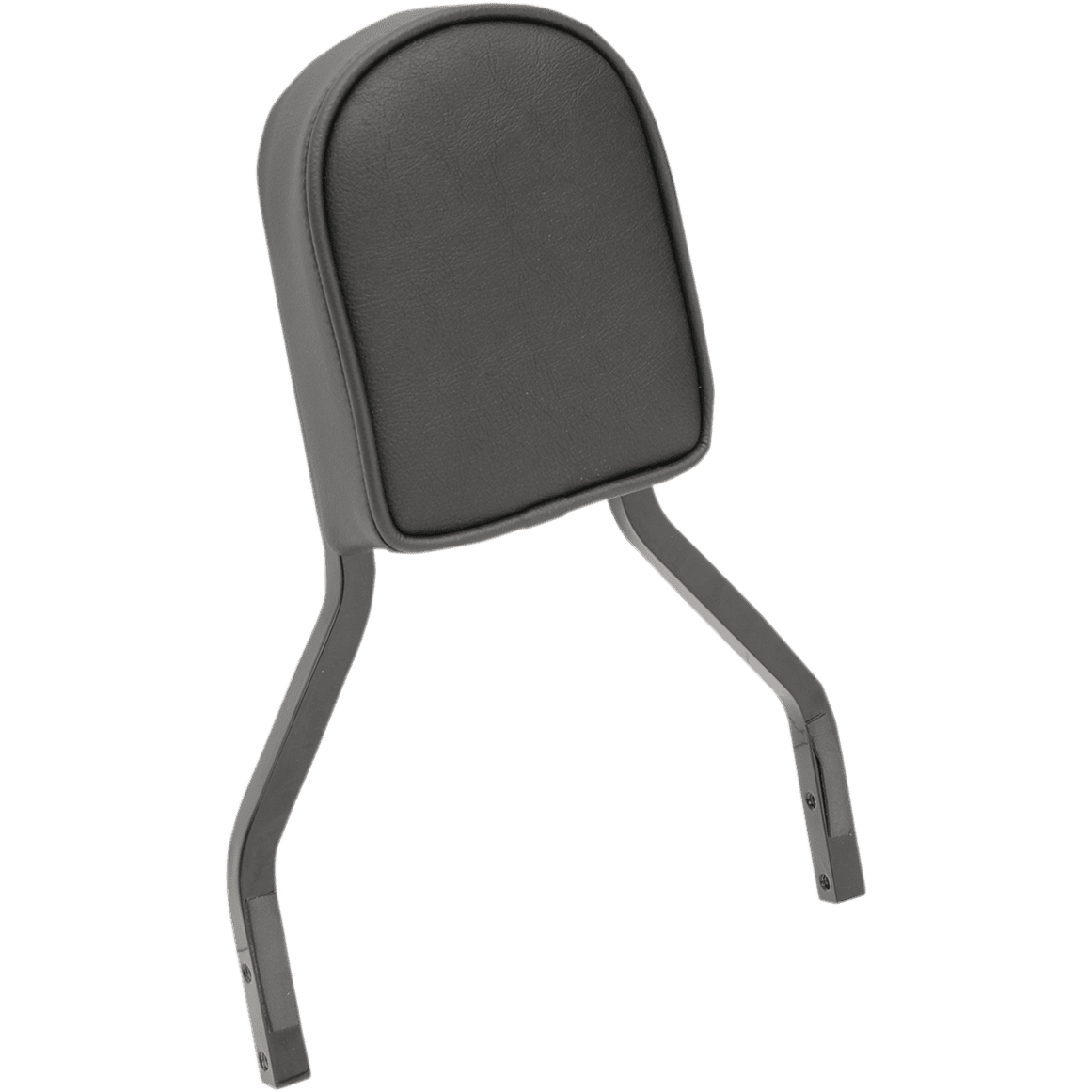 DRAG SPECIALTIES Sissy Bar Pad Short Smooth W/Piping Black