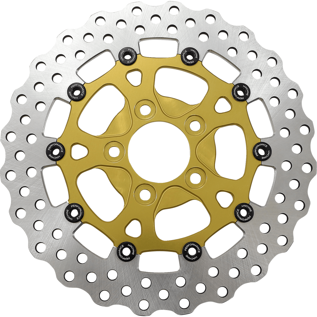 PERFORMANCE MACHINE PM Dominator Rotor Rear 11.5" Gold 01331536SG